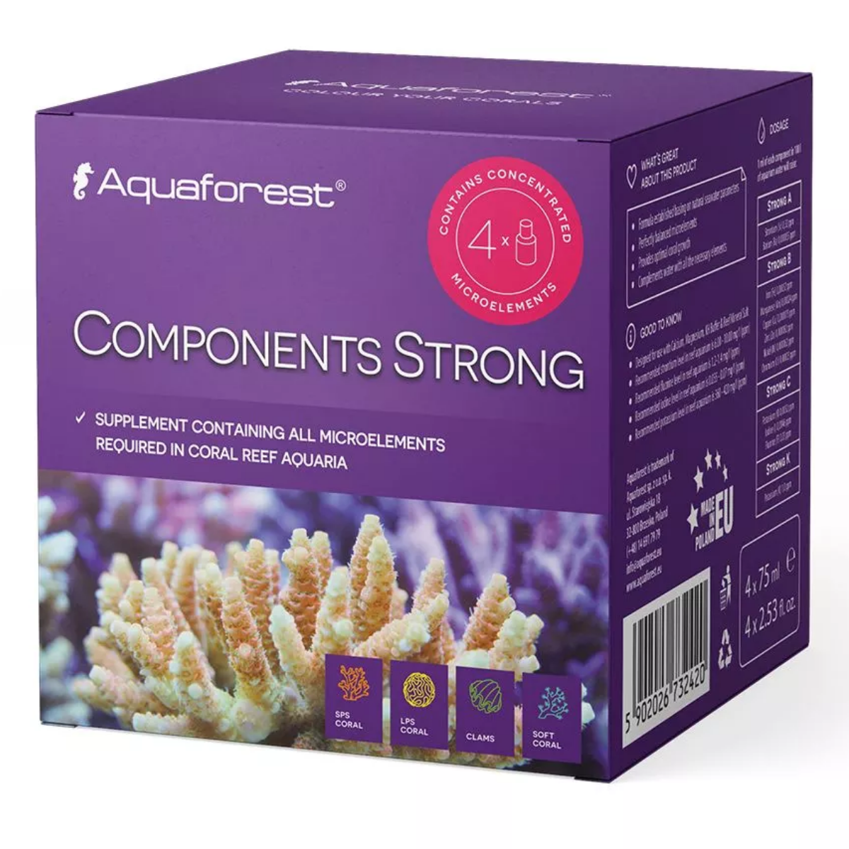 Aquaforest Components Strong 4 x 250 ml