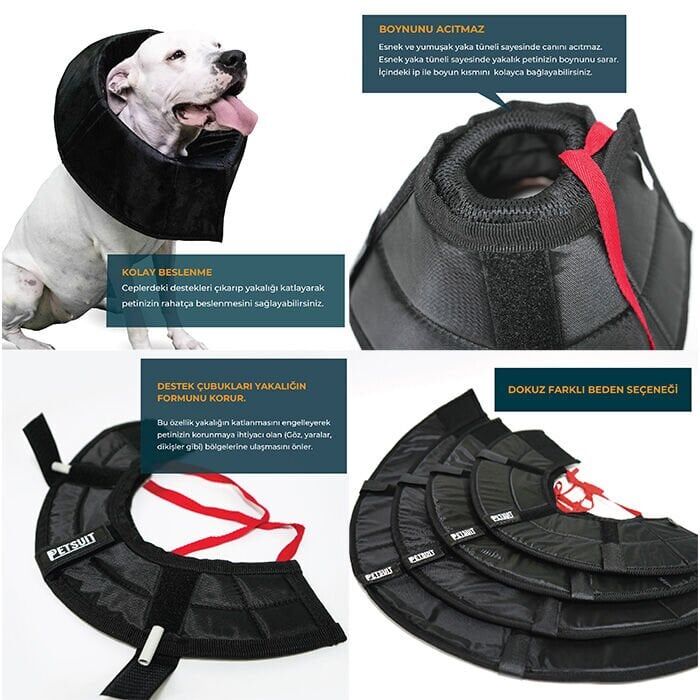Petsuit Kedi ve Köpek Operasyon Yakalığı 10 cm