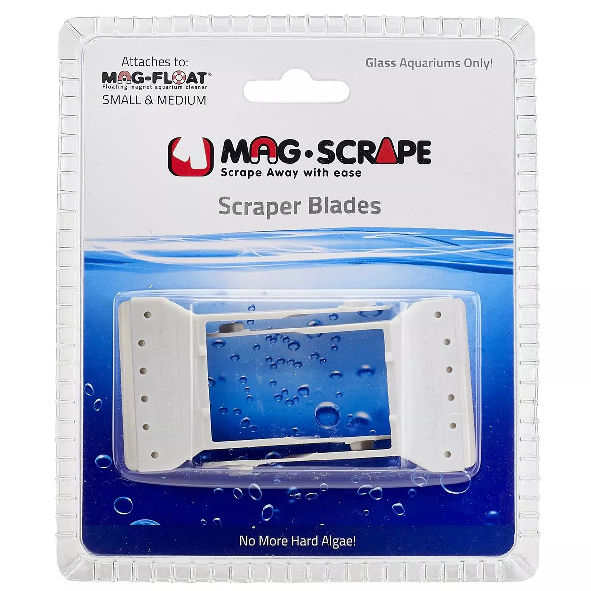 Mag Float Glass Scraper Blades 2 pack Long