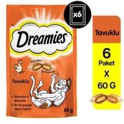 Dreamies Tavuklu Kedi Ödülü 60 gr x 6 adet