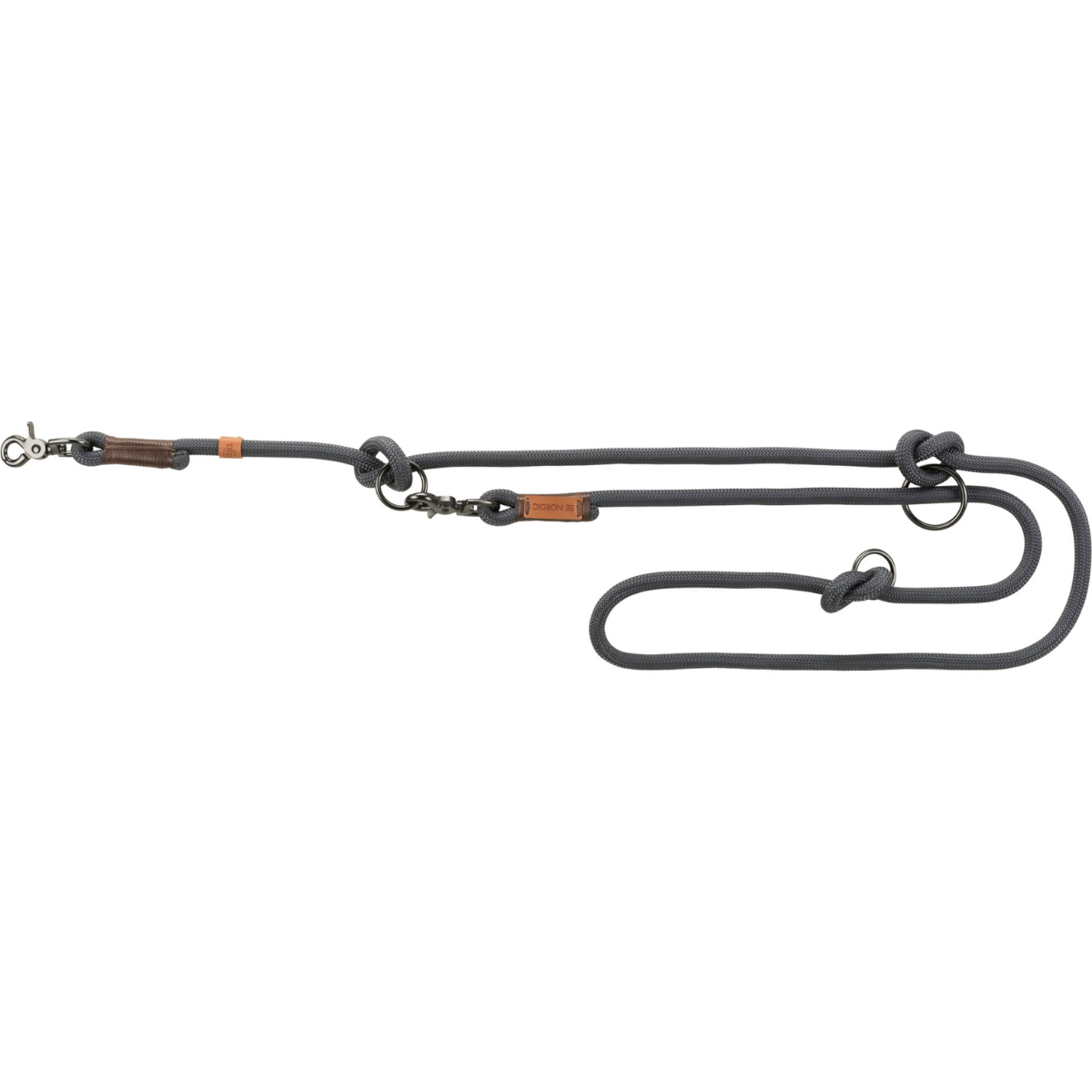 Trixie Be Nordıc Ayarlanabilir Köpek Gezdirme Kayışı S - M, Koyu Gri - Kahverengi, 2 M x 8 Mm