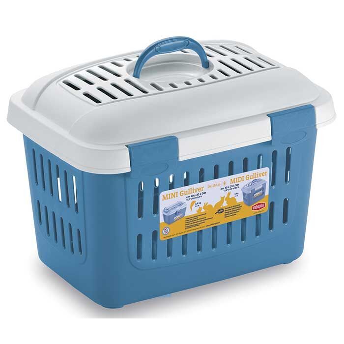 Stefanplast Midi Gulliver Orta Taşıma Mavi Beyaz 45 x 33 x 33 cm