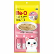 Me-O Çizgili Orkinos Balıklı Krem Kedi Ödülü 4 x 15 gr