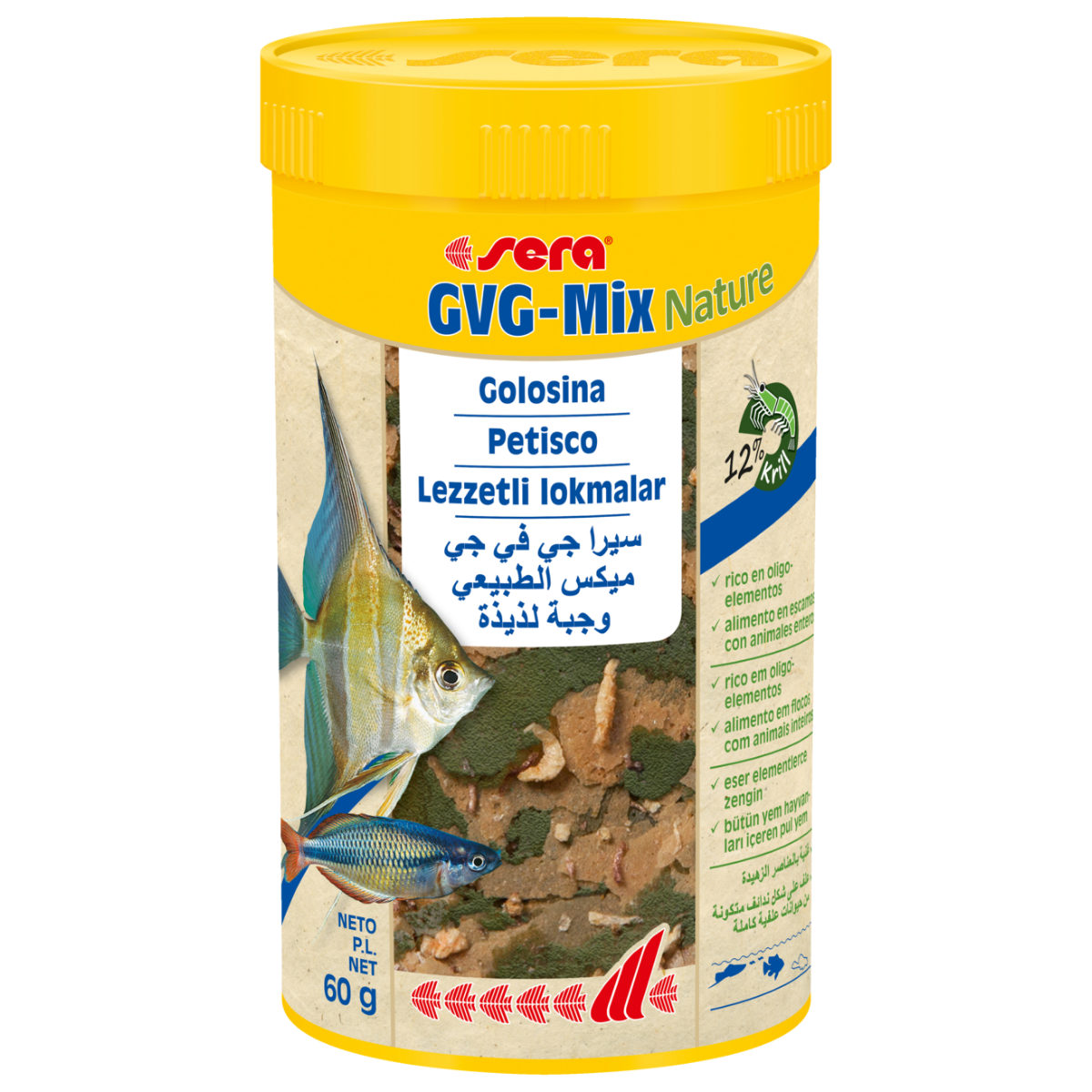 Sera Gvg-Mix Nature 250 ml 60 Gr