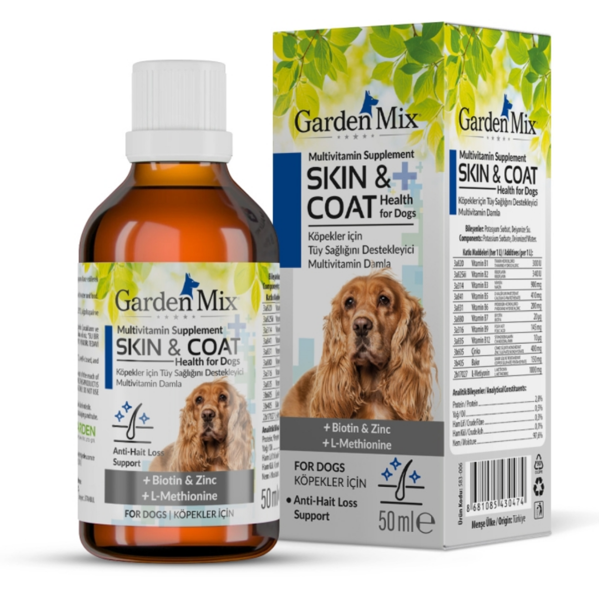 Garden Mix Köpek Tüy Sağlığı Damlası 50 ml