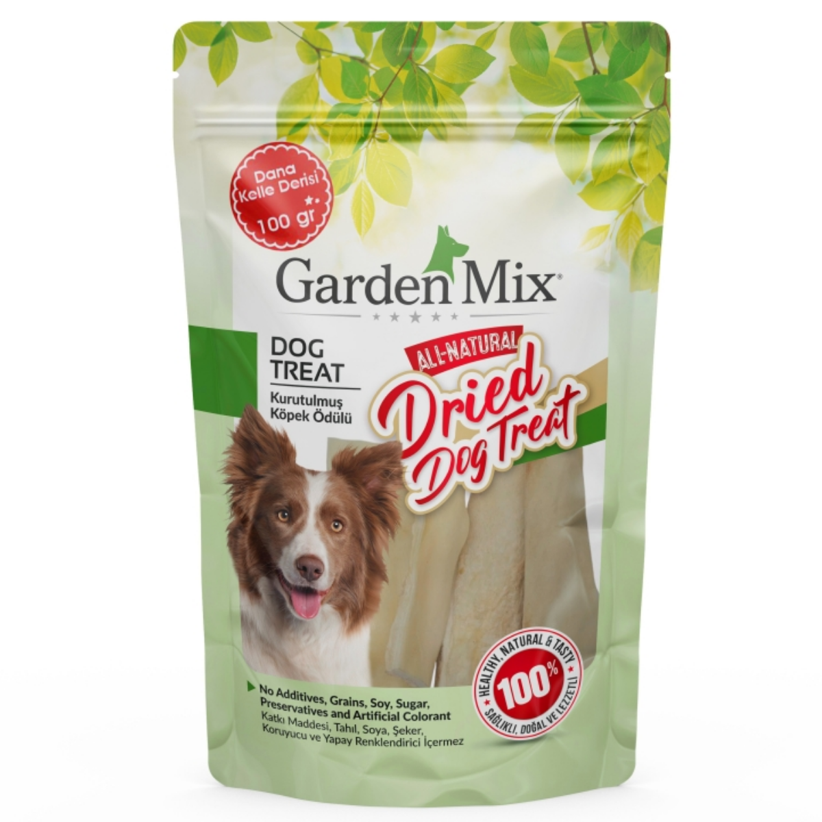 Garden Mix Kurutulmuş Dana Kelle Derisi 100 Gr