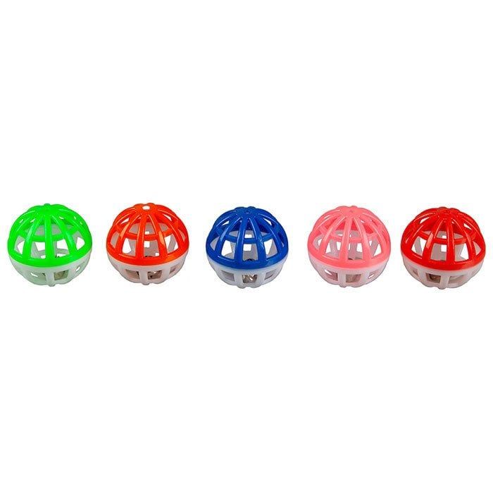Polo Plastik Kafes Top Kedi Oyuncağı 4 cm 48 Adet