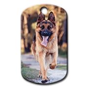 Dalis Pet Tag Koşan Alman Kurdu Resimli Künye