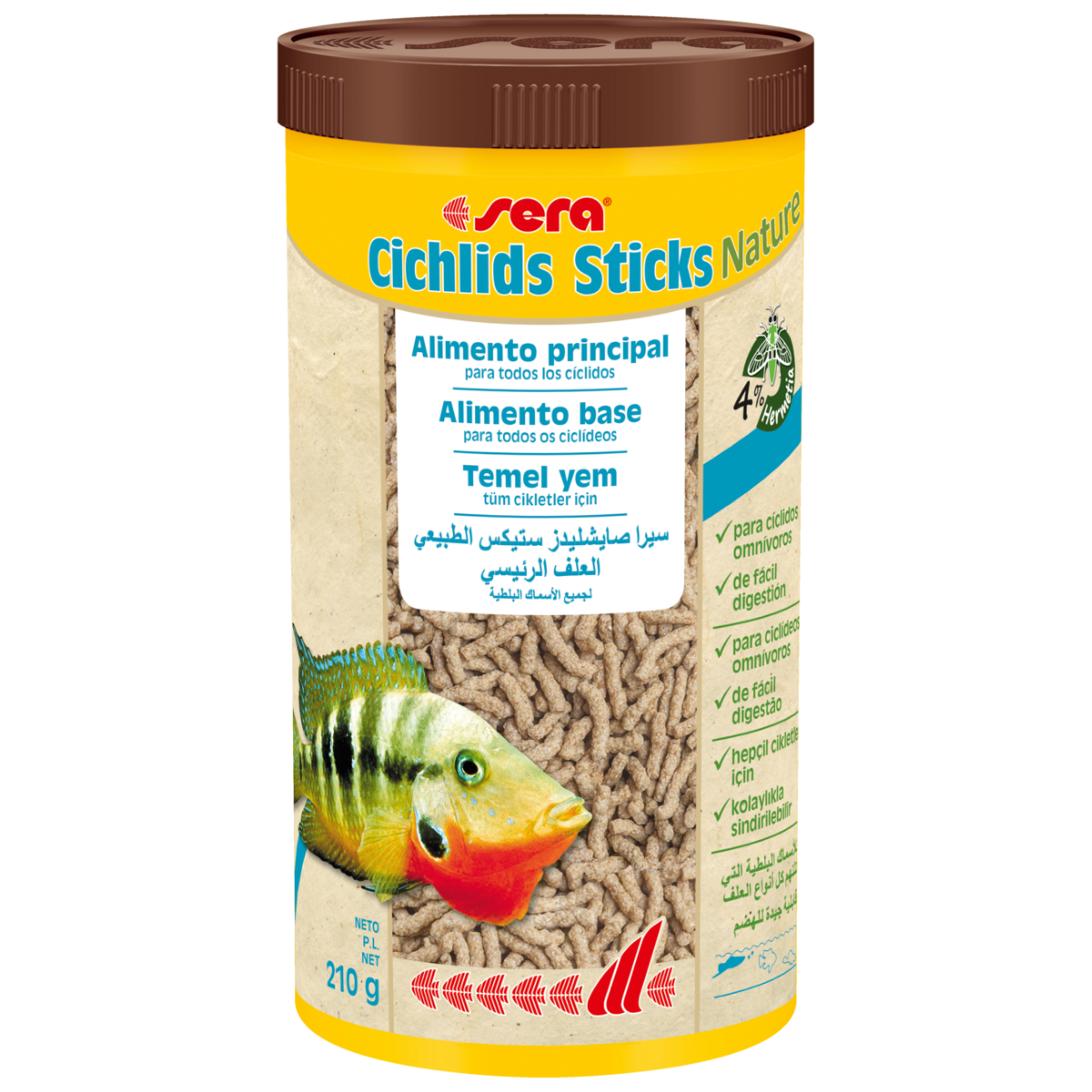 Sera Cichlids Sticks Nature 1000 ml / 210 gr
