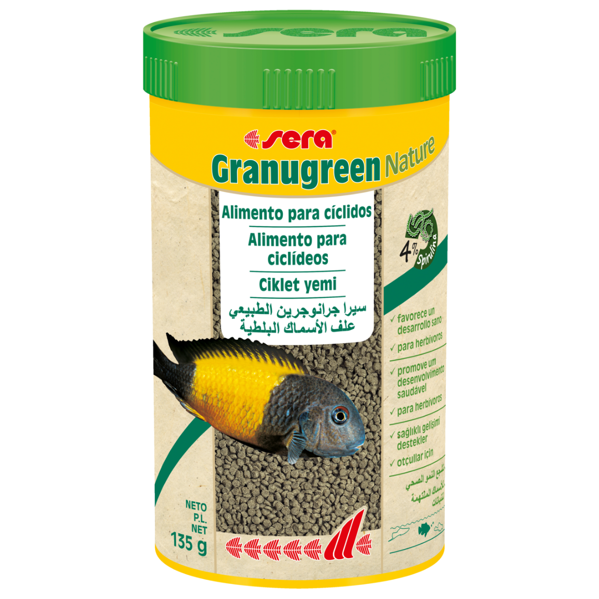 Sera Granugreen Nature 250 ml / 135 gr