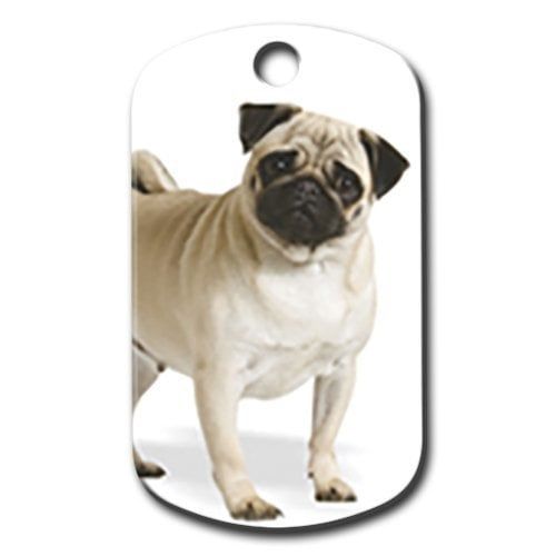 Dalis Pet Tag - Pug (Mops) Resimli Köpek Künyesi