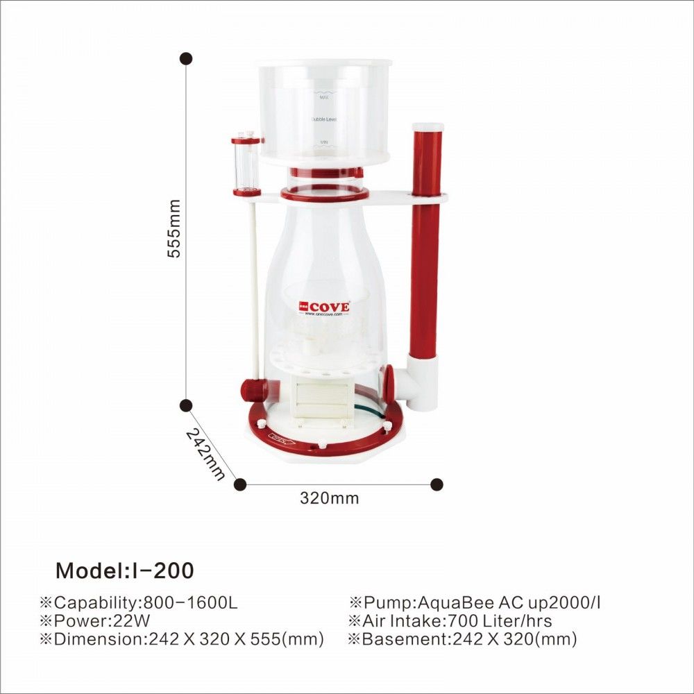 AquaBee COVE I-200 Protein Skimmer