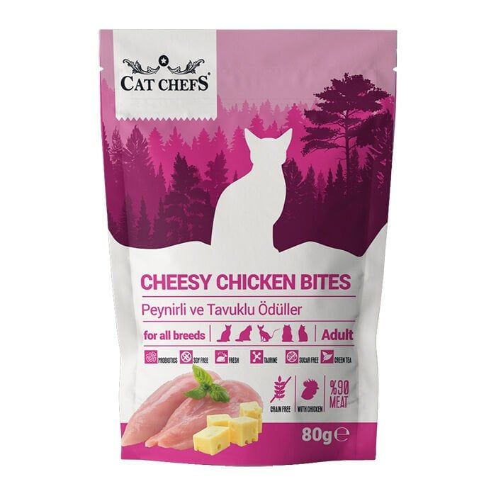 Cat Chefs Cheesy Chicken 80 gr- Peynirli Tavuk Etli