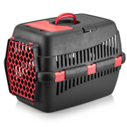 Brezza Pet Büyük Boy Kedi ve Köpek Taşıma Çantası 45 x 65 x 45 cm cm Siyah Gövde