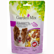 Garden Mix Tavuk Ördek Ve Balkabaklı Dambıl Köpek Ödülü 75 Gr