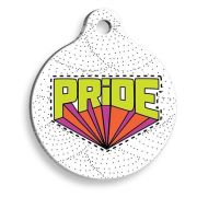 Pet Tag Art Pride Uyanış Yuvarlak Kedi ve Köpek Künyesi