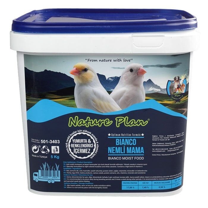 Nature Plan Nemli Bianco Kuş Maması 5 Kg