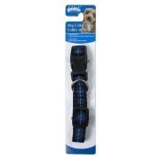 Pawise Reflektörlü Mavi Köpek Boyun Tasması Mediüm 35-50 cm x 20 mm