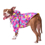 PawStar Rosea Camouflage Büyük Irk Yağmurluk 3XL