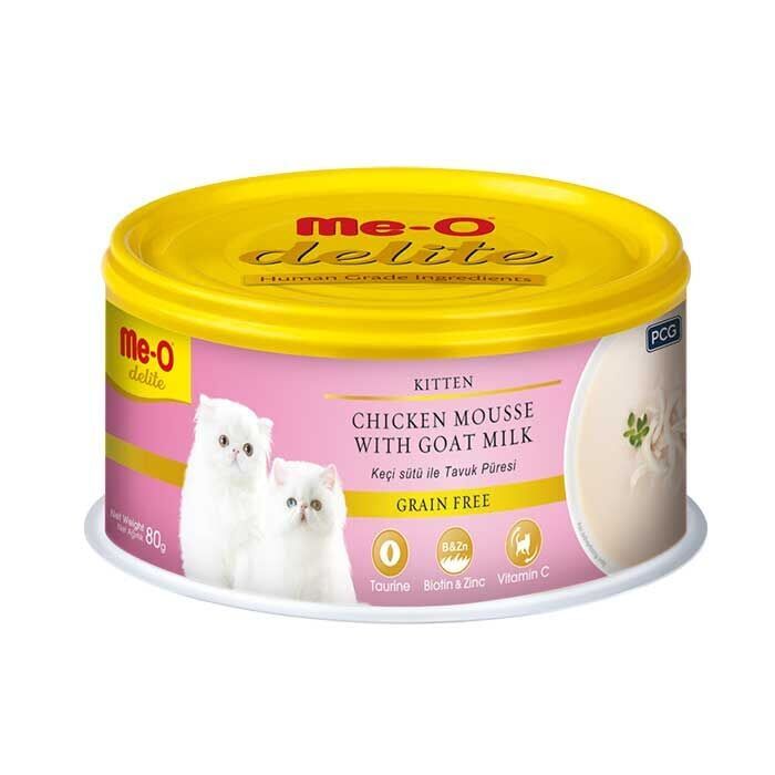 Me-O 4205-Kons.-Kitten-Keçi Sütlü&Tavuklu80Gr/24