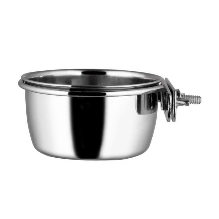 Oripet Vidalı Askılı Çelik Kuş Yem Kabı 20 Oz