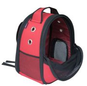 Petpretty Kedi ve Köpekler İçin Fileli Astronot Çanta Kırmızı