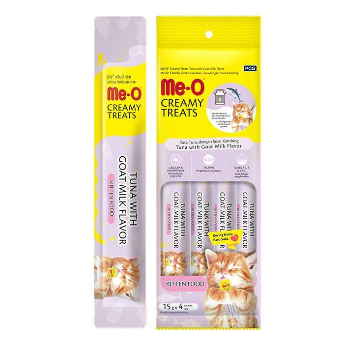 Me-O 4771-Krema-Kitten-Keçi Sütlü&Ton B. 4x15Gr/12