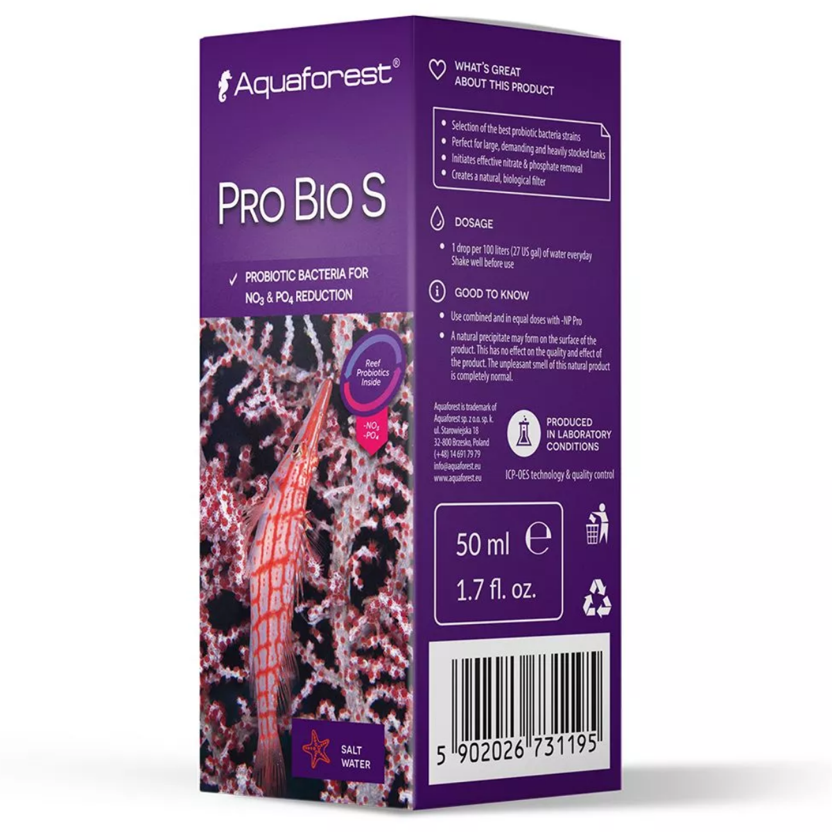 Aquaforest Pro Bio S Probiotic Bacteria 50 ml