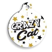 Pet Tag Art Kaçık Kedi Yuvarlak Kedi Künyesi