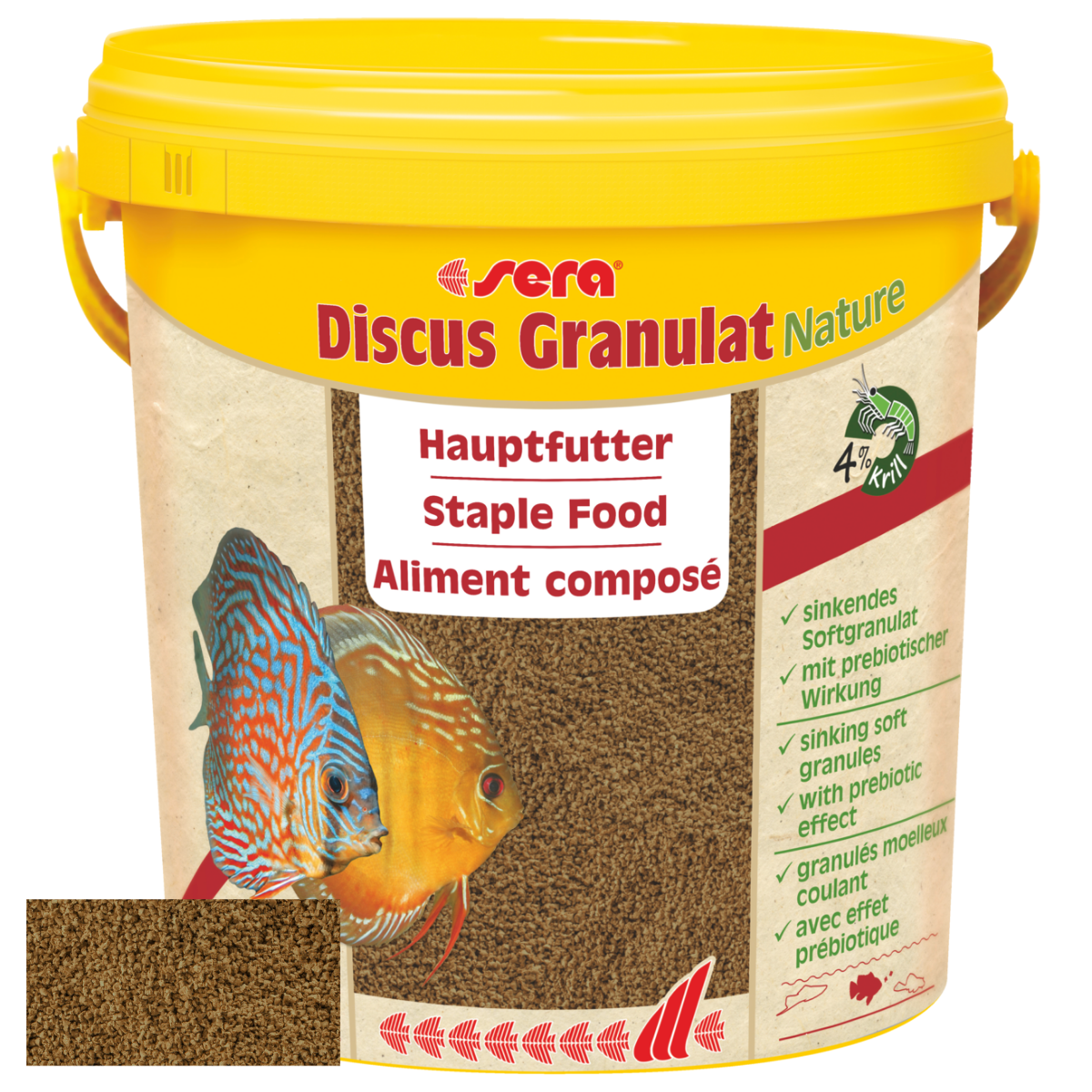 Sera Discus Granulat Nature 100 gr - Açık Paket