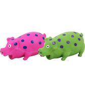 Pawise Renkli Benekli Domuz Köpek Oyuncağı 18 x 9 x 7,5 cm