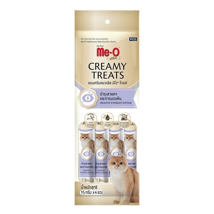 Me-O 6904-Gold-Krema-Ton Balığı+Taurin 4x15Gr/12