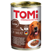 TOMi Köpek Konservesi 400 Gr- 5 Çeşit Etli