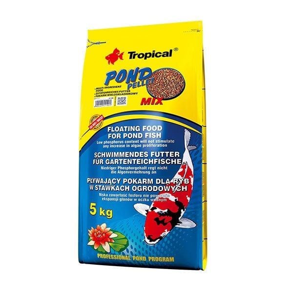 Tropical Pond Pellet Mix Size S Havuz Balık Yemi 5 Kg