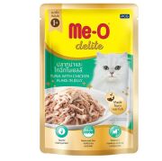 Me-O 8044-Delite-Pouch-Adult-Tavuk&Ton B. 70Gr/12