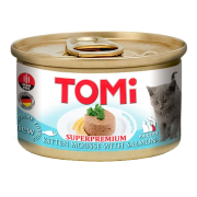 TOMi Kedi Konservesi 85 Gr Yavru Kediler İçin Somonlu Mousse