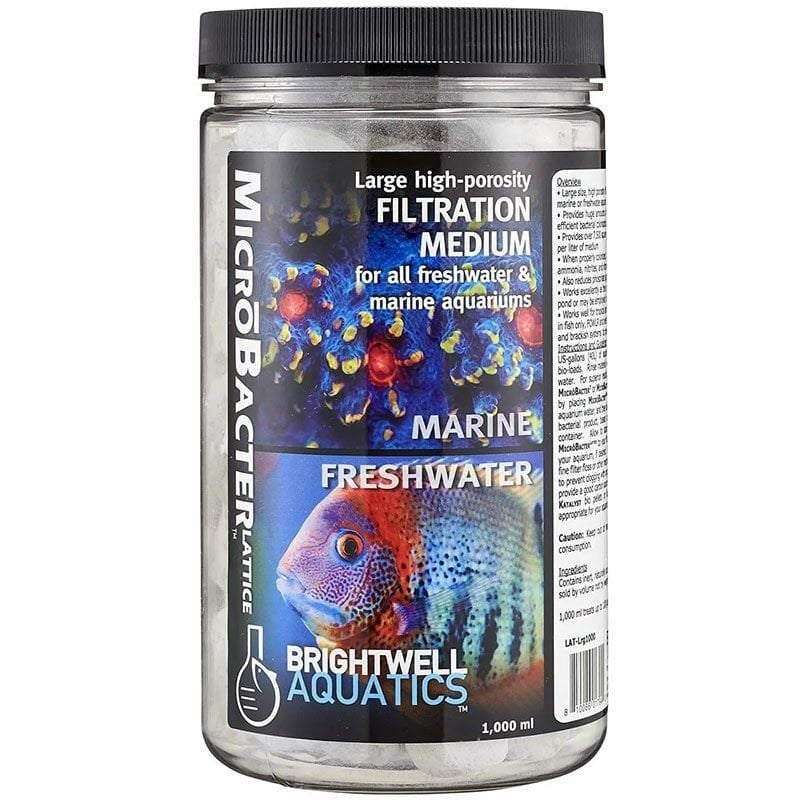 Brightwell MicroBacterLATTICE Medium for marine, reef & freshwater aquariums - 1000 ml