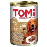 TOMi Köpek Konservesi  400 Gr – 3 Çeşit Kanatlı Etli