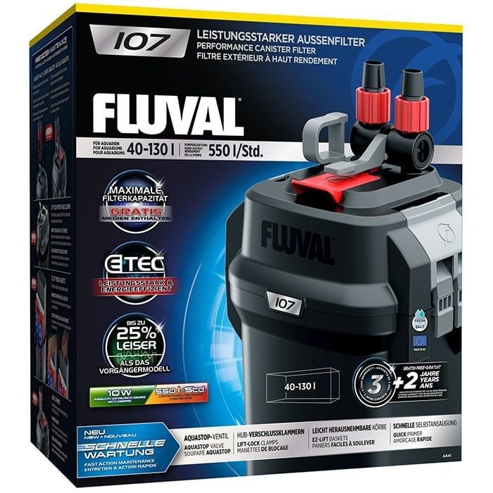 Fluval 107 Akvaryum Dış Filtre 550 l/h
