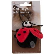 Eastland Catnipli Peluş Dijital Sesli Uğur Böceği Kedi Oyuncağı