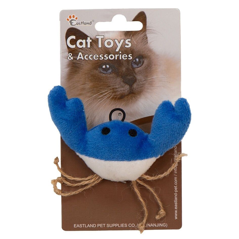 Eastland Catnipli Peluş Yengeç 11 cm Kedi Oyuncağı