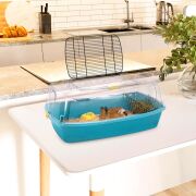 Imac Bingo Guinea Pig Ve Tavşan Kafesi Mavi 70,5 x 45,5 x 29 cm