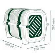 Rainbow Gül Menekşe Kedi ve Köpek Taşıma Kafesi