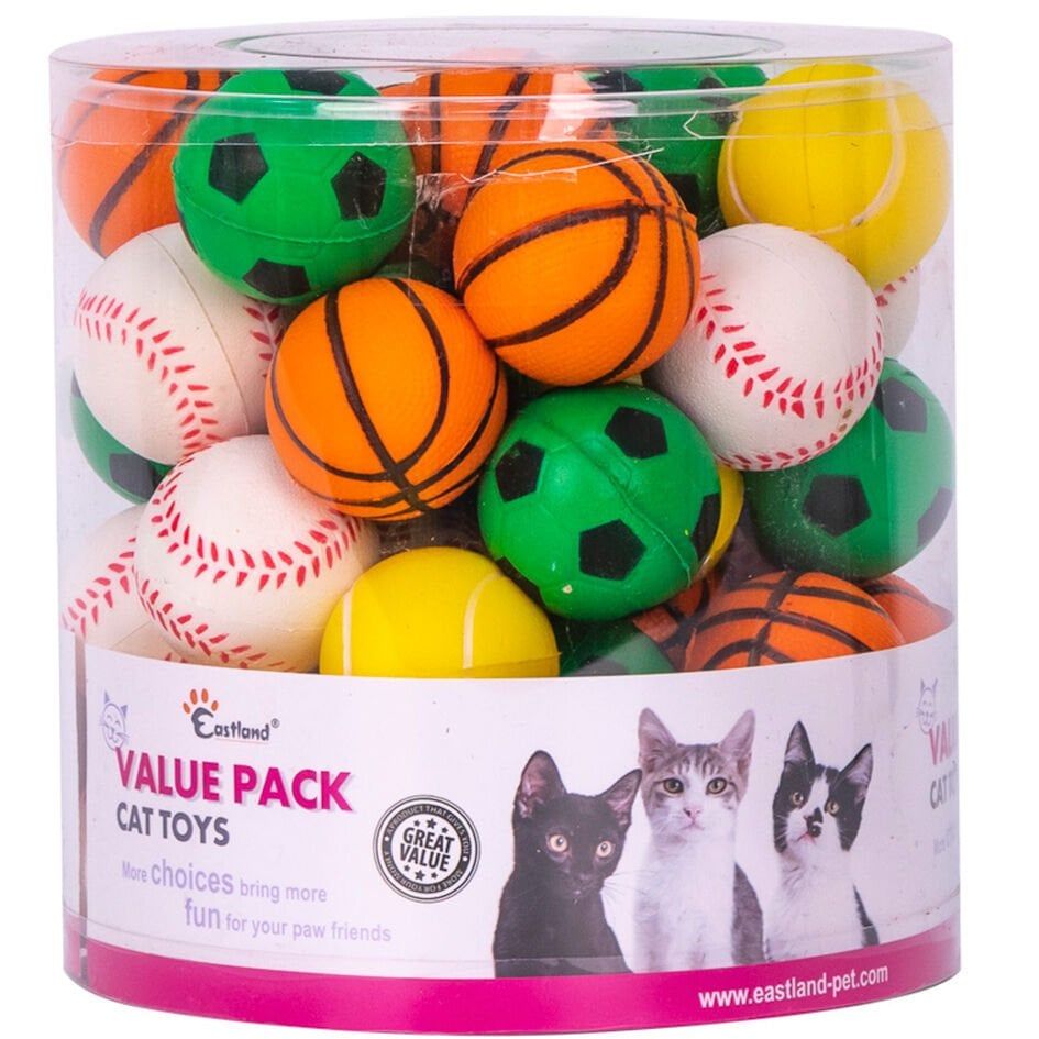 Eastland Sünger Top 4 Cm 40'lı Kedi Oyuncağı
