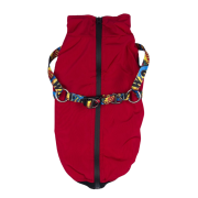 PawStar Kırmızı Nuuk Kolsuz Küçük Irk Köpek Yelek Yağmurluk 2XLarge