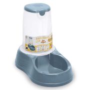 Stefanplast Reserve Kedi Köpek Hazneli Mama Kabı 1,5 L Mavi
