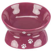 Kedi Mama Kabı Trixie Yükseltilmiş Seramik 0,15 L 13 cm Mürdüm