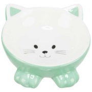 Kedi Mama Kabı Trixie Yükseltilmiş Seramik 0,15 L 14 cm Çok Renkli