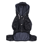 PawStar Siyah Muson Orta Irk Yağmurluk 4XL