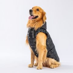 PawStar Siyah Railway Büyük Irk Köpek Yelek 5XLarge